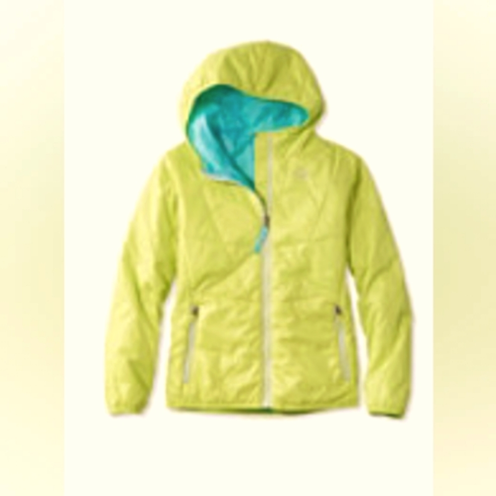 ❄️☃️ L.L.Bean Puff-N-Stuff Jacket Little Girls' Fresh Lime ☃️❄️